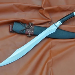 18″ Blade Hand Forged Scimitar Sword | Sharpened Balance Tempered Sword