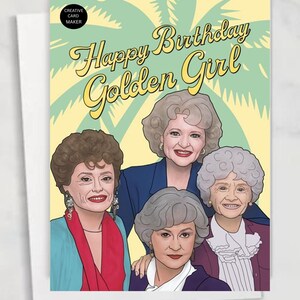 Cartão de aniversário Golden Girls