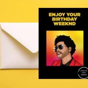 La carte d'anniversaire du week-end