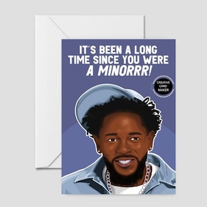 Carte d'anniversaire Kendrick Lamar