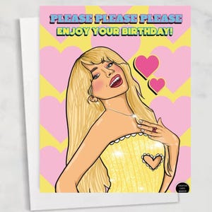 Tarjeta de cumpleaños de Sabrina Carpenter