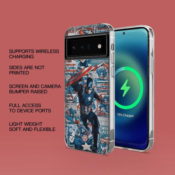 Captain America Phone Case Roger Shield Cover for Google Pixel 9A