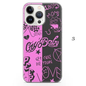 Lil Peep Phone Case Emotional Sad Boy Cover for iPhone 17Pro, 16, 15, 14, 13,12, Samsung S25, S24, S23Fe, S22,A16,A26,A56, Pixel 10, 9
