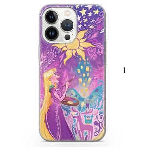 Rapunzel Phone Case Cute Princess Cover for iPhone 16 Pro Max, 15, 14, 13, 12, 11, Samsung S25Edge, S24, S23, A35, A25, A15, Pixel 9Pro, 8A
