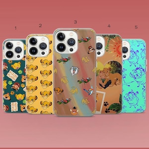 Lion King Phone Case: Simba and Mufasa iPhone, Samsung, Pixel Cover