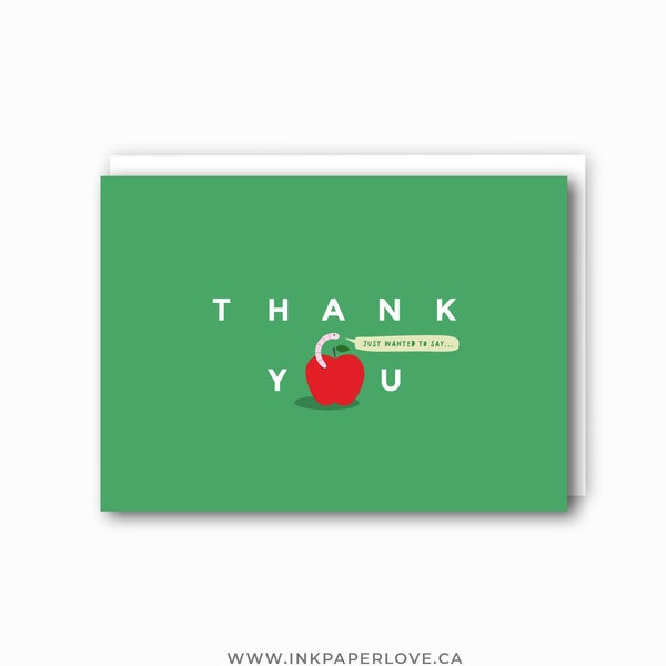 THANK YOU Card for Teacher Gift, Teacher Notecard, Teacher Gifts, Teacher Appreciation, Class Gift for Teacher, Thank You Teacher.