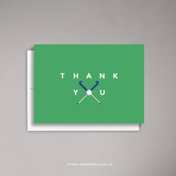 FIELD HOCKEY THANK You Card for Coach Gifts, Field Hockey, Field Hockey Gift, Sports Team Gift, Field Hockey Coach Gifts, Coach Gift Ideas.