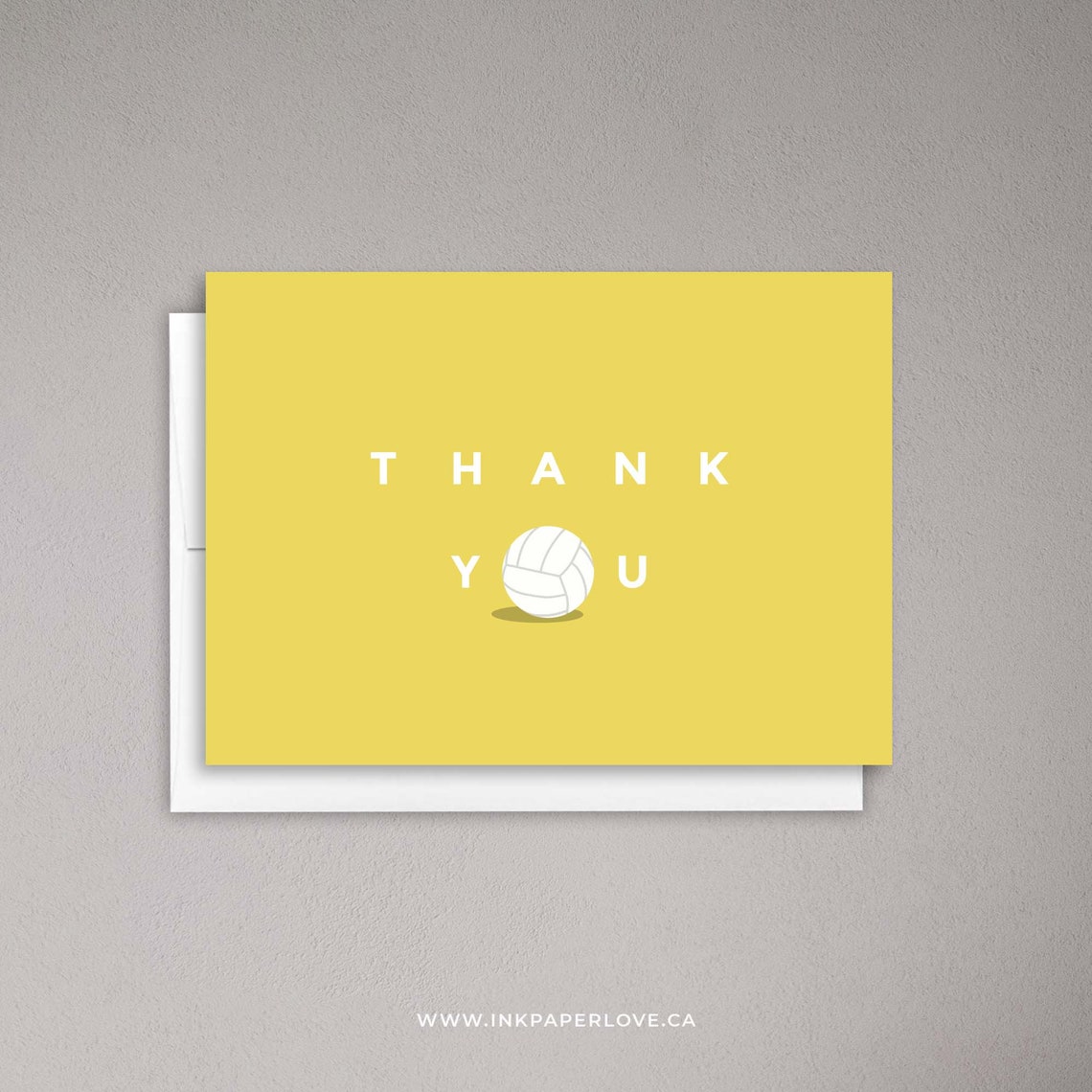 VOLLEYBALL THANK YOU Card for Volleyball Coach Gifts, Team Manager Gift
