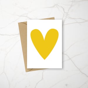 Heart Card, Wedding Gift, Love Note, Valentines Day Message, Anniversary Greeting