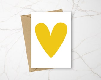 Cartão de coração, presente de casamento, bilhete de amor, mensagem de dia dos namorados, saudação de aniversário