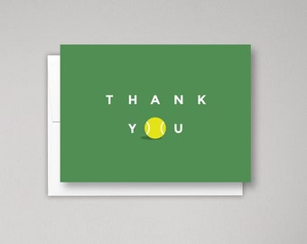 TENNIS DANKE Karte für den Tennis Coach oder Tennispartner, inklusive Umschlag, Größe A1.