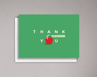 Cartão de Agradecimento para Professor(a) - Presente da Turma - Cartão de Agradecimento