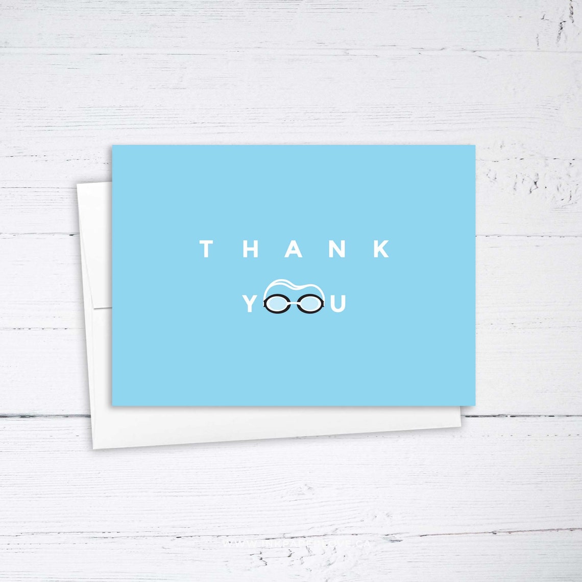 SWIMMING THANK YOU Card for Swim Coach Swim Coach Gift Sport - Etsy Canada