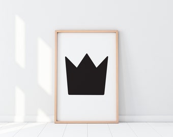 Wild Thing Art Print | Wild Thing Wall Art | Wild Rumpus | Crown Art | Wild Thing Crown Print | Princes of Maine | Kings of New England