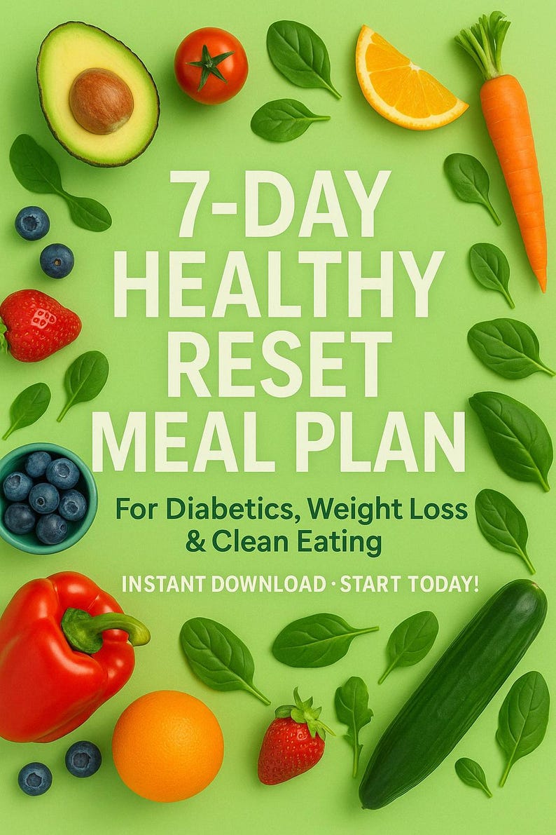 Photo inspiration: Gallery Detail: 7 Day Healthy Reset Meal Plan Diabetic Weight Loss Clean