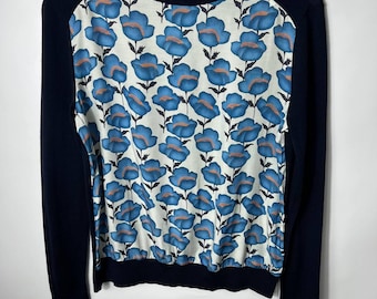 Jersey vintage de lujo de la marca Paul & Joe Flowers, talla 2