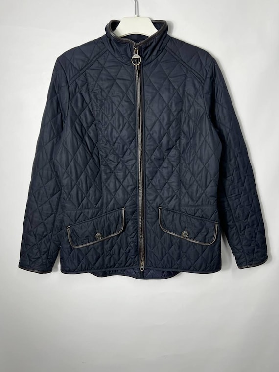 Barbour, Vintage luxury designer streetwear Barbour Stallion Quilted Jacket Size Uk 14