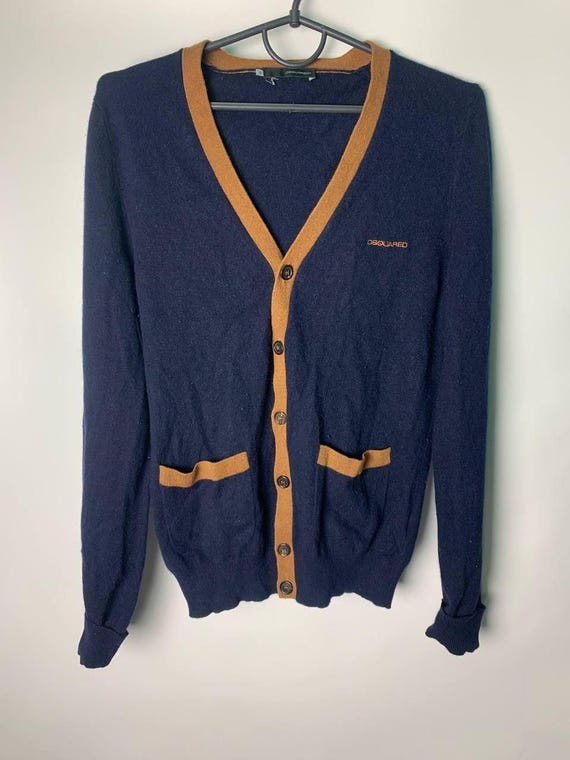 Dsquared2, Vintage streetwear luxury Wool Cardigan Dsquared2 Size s