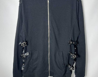 Vintage Streetwear Avantgarde Opium Gothicana von Emp. Zip Hoodie Größe XL