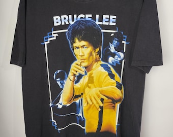 T-shirt vintage streetwear Y2K Bruce Lee Le Dragon