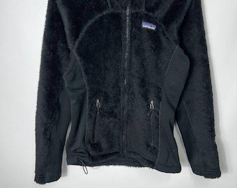 Sweat-shirt zippé Patagonia Polartec Fleece vintage années 2000, taille S femme.