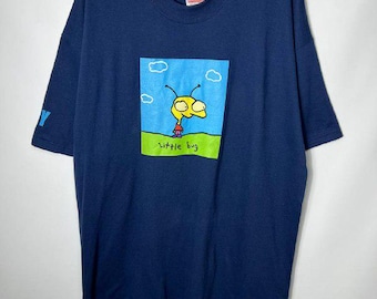 Seltenes Vintage-Band-Rock-Moby-Little-Bug-Promo-T-Shirt aus den 90ern, Größe XL