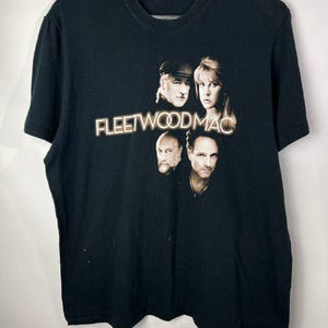 Vintage streetwear band rock tour Fleetwood Mac t-shirt