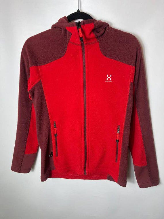 Haglöfs, Vintage outdoor trekking Haglofs Hooded Full zip Fleece Hoodie Size S Women