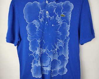 T-shirt vintage streetwear Lacoste LIVE OSAMU TEZUKA, créateur japonais