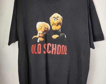 T-shirts vintage streetwear Y2K Les Muppets Disney, taille XXL