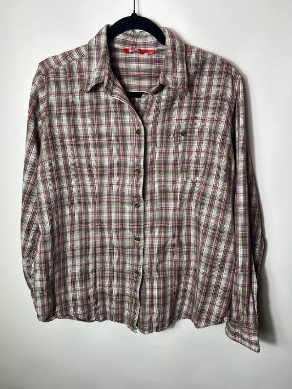 Fjallraven, Vintage streetwear outdoor Fjallraven Button up shirt Women Size Xl