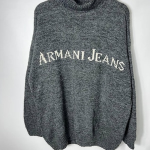 Armani Jeans Pullover 90s - Etsy