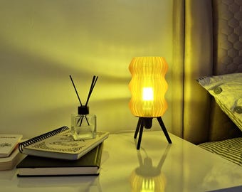 3D Printed Table Lamp: Modern Minimalist Bedside Light - VYKA