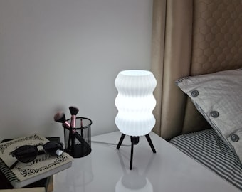 3D Printed Table Lamp: Modern Minimalist Bedside Light - VYKA