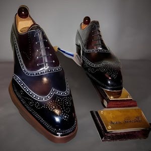 handmade leather beautiful oxford shoes for men