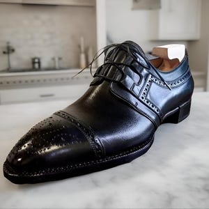handmade leather oxford shoes for men