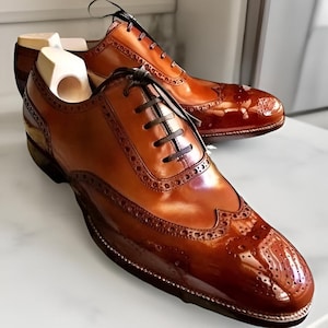 handmade leather oxford shoes for men