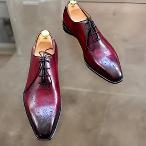 handmade leather oxford shoes for   men