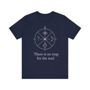 Il n'y a pas de carte pour l'âme T-shirt unisexe | de citation spirituelle de Zazzle.be Liste d'envies Vous avez des idées ? T-shirt graphique minimaliste | Cadeau pour les penseurs