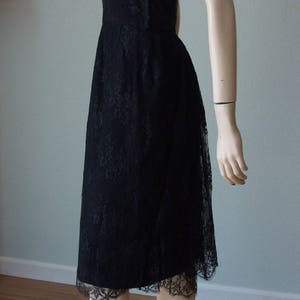 1950s Black Lace Cocktail Dress / Luis Estevez Bombshell - Etsy