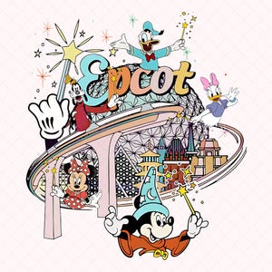 Epcot Png, Mouse And Friends Epcot Png, Family Vacation Png, Magic Kingdom Png, Vacay Mode Png, Digital File, Only Png