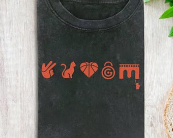 Knicks starting five 5 emojis team T-shirt Unisex soft black blue gray white new york brunson og kat hart