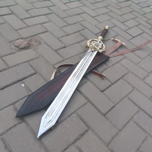 Réplica de la espada Dawnbreaker de Skyrim hecha a mano: disfraz de fantasía coleccionable
