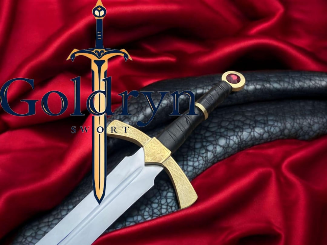 Custom Handmade Goldryn Replica Sword, Thrones of Glass Fantasy ...