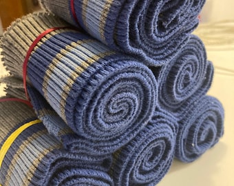 poignet en maille côtelée élastique
