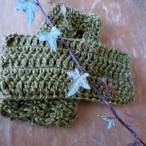 The Joshua Tree Gloves Crocheted Fingerless Gloves Wrist Warmers willow tree green Soft Unisex Handmade Simple Men&#39;s Gloves Women&#39;s wristers