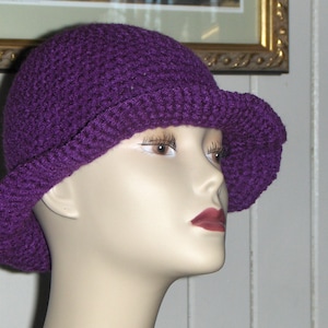 The Plum Pudding Crocheted Handmade Victorian Cloche Made to order  #FestiveEtsyFinds