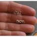 Oui & Non Earrings for Pierced Ears Sterling Silver Petite - Etsy