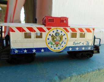 Vintage Locomotive Caboose Train Car Spirit of 76 . Fabriqué à Hong Kong #FestiveEtsyFinds