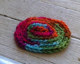 Mini Doll House Crocheted Oval Rug. Southwestern multi colored  #FestiveEtsyFinds